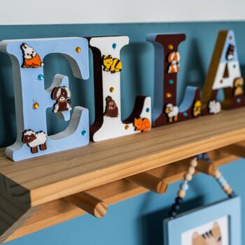Personalised Paint Your Own Baby Animal Wooden Name, 11 of 12