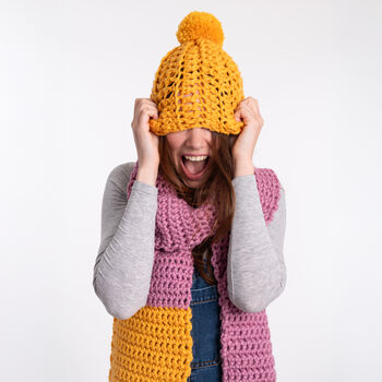 Beginners Hat Crochet Kit, 2 of 8