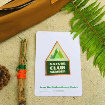 Nature Club Member Embroidered Patch, 2 of 2