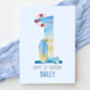 Personalised Children's Birthday Card Surfing, thumbnail 5 of 6