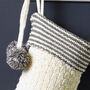 Personalised Chunky Knit Christmas Stockings, thumbnail 4 of 8