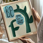 Be Kind Blue Flower Print, thumbnail 2 of 2