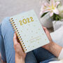Personalised 2023 Gold Foil Diary With Stars Design, thumbnail 2 of 12