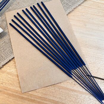 Lavender And Bergamot Hand Dipped Incense Sticks Vegan, 10 of 12