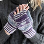 Love Heart Fairisle Knit Gloves, thumbnail 2 of 10