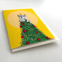 Catmas Tree Christmas Card, thumbnail 2 of 6