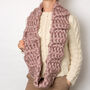 Giant Cowl Beginner Crochet Kit, thumbnail 2 of 9