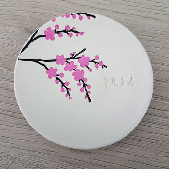 Personalised Pink Cherry Blossom Trinket Dish, 2 of 4