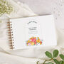 Bright Flowers Wedding Guest Book, thumbnail 1 of 4
