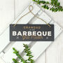 Personalised Barbeque Grill Master Slate Hanging Sign, thumbnail 4 of 5