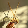Glass Botanical Reed Diffuser, Lavender Scent, thumbnail 2 of 5