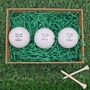 Three Branded Golf Balls Personalised With ''This Ball Was Lost By .. ..'', thumbnail 1 of 7