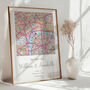 The Place We Said I Do Ordnance Survey Explorer Personalised Map Print Wedding Gift, thumbnail 5 of 12