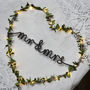 Mr And Mrs Fairy Light Leaf Heart Sign Wedding Gift, thumbnail 1 of 5