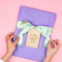 Personalised Oversized Wooden Gift Tag, thumbnail 1 of 7