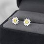 Little Sunflower Flower Stud Earrings, thumbnail 7 of 11