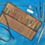 Personalised Canvas And Leather Brush And Pencil Roll, thumbnail 3 of 11