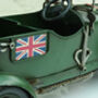 Green Tinplate Vintage Racing Car, thumbnail 6 of 8