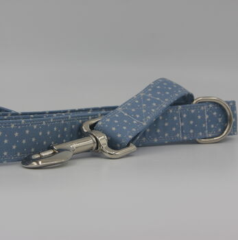 Light Blue Star Dog Collar And Lead Accessories Set, 2 of 12