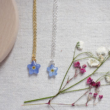Forget Me Not Sterling Silver Or Gold Necklace, 2 of 12