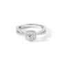 Marina White Gold Lab Grown Diamond Engagement Ring, thumbnail 3 of 5