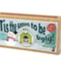 Tis The Season To Be Ugly! Christmas Mini Matchbox Cross Stitch Kit, thumbnail 2 of 5