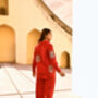 Diyu Sequin Embroidered Red Co Ord Set, thumbnail 4 of 4