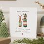 Personalised Romantic Christmas Card For Couple, thumbnail 1 of 7