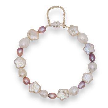 Starry Iridescent Pearl Bracelet, 3 of 5