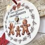 1st Christmas As Grandparents Acrylic Decoration Gingerbreads, thumbnail 2 of 4