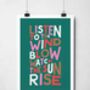 Listen To The Wind Blow Print, thumbnail 6 of 8
