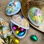 Easter Egg Paper Container Vintage Bunny, thumbnail 7 of 7