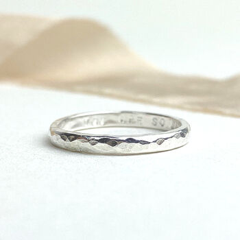 The Mite Personalised Stacking Ring, 3 of 4