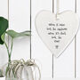 Look For Rainbows' Ceramic Heart Message Token Gift, thumbnail 2 of 2