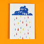 Here For You Raindrops Card, thumbnail 2 of 3