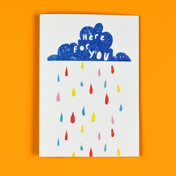 Here For You Raindrops Card, 2 of 3