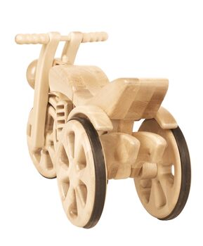 Hibba Classic Wooden Ride On And Rocking Trike, 9 of 10