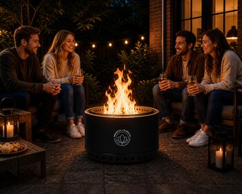 Smokeless Fire Pit, Outdoor Patio Heater, 2 of 3