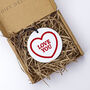 Love You Fun Valentine's Day Card Gift Keepsake, thumbnail 2 of 4
