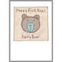 Personalised Bear 1st Or Any Birthday Card For Boy, thumbnail 6 of 12