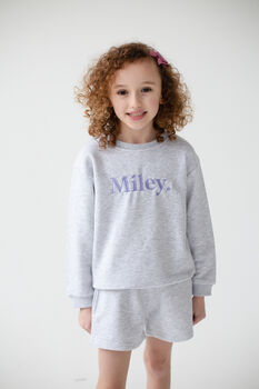 Spring Personalised Bold Name Embroidered Sweatshirt, 4 of 10