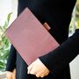 Personalised Premium Leather Refillable A5 Diary With Pen Holder, thumbnail 2 of 10