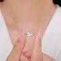 Sterling Silver Farfalle Pasta Ring, thumbnail 3 of 12