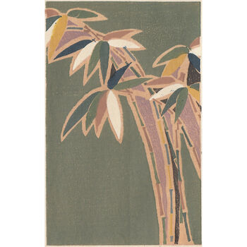 Green Japanese Bamboo Print, 3 of 3