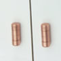 Copper Knob With Ridging Detail, thumbnail 3 of 5