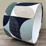 Reno Navy Blue Retro Style Lampshades, thumbnail 6 of 9