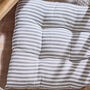 Vintage Striped Tie On Seat Pads, thumbnail 3 of 5