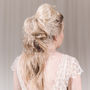 Silver And Freshwater Pearl Veil Style Hair Vine Elise, thumbnail 11 of 12