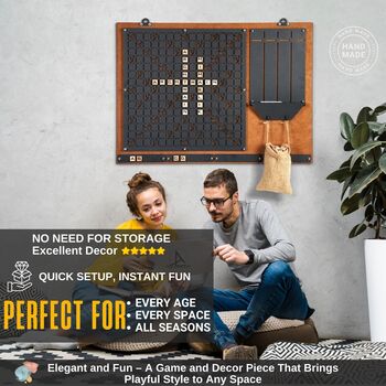 Words Magnetic Wall Game Game Room Decor, 4 of 9