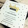 Personalised Dotty Baby Shower Invitations, thumbnail 2 of 3